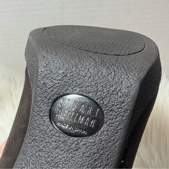 STUART WEITZMAN Cola Suede Leather Heel Pumps - Picture 8 of 9